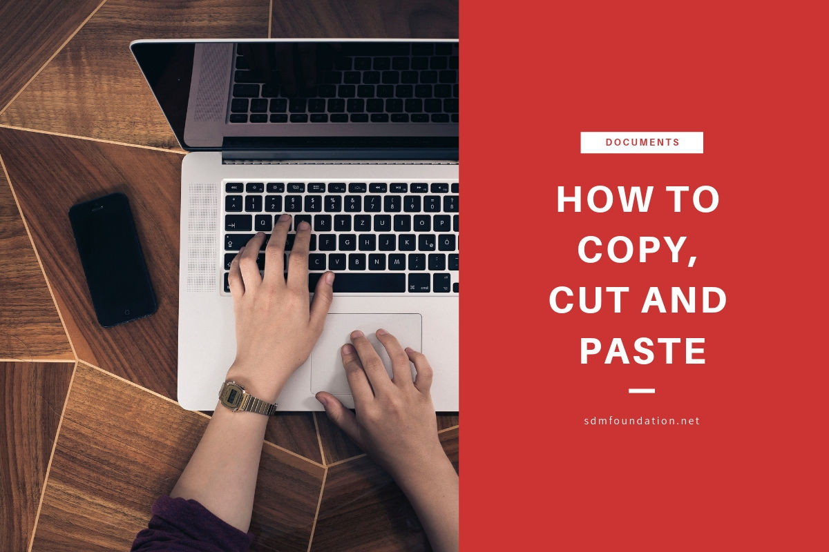 How to copy cut and paste sdm foundation