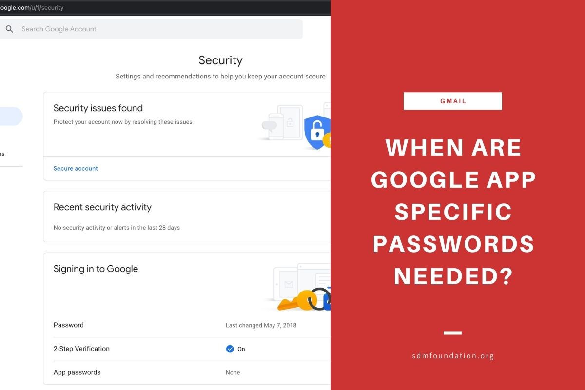 When Is A Google App Specific Password Needed Sdm Foundation